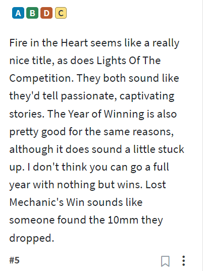 Why the Fire in the Heart wins.
