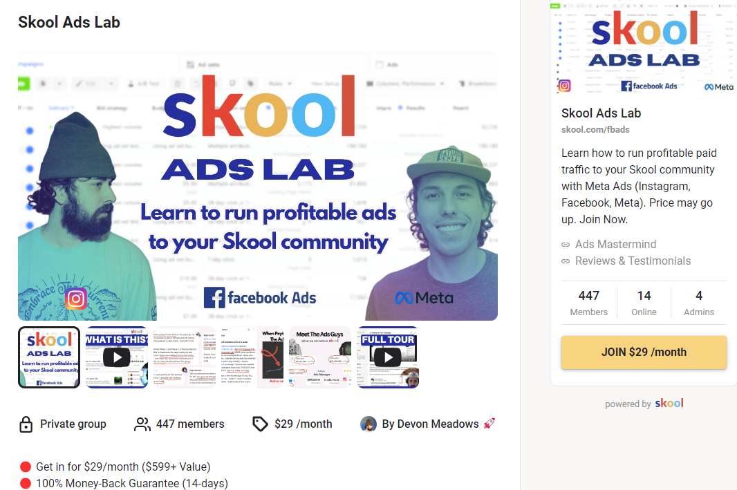 Skool Ads Lab