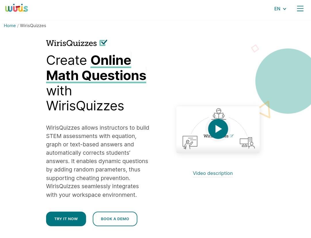 WIRIS Quizzes