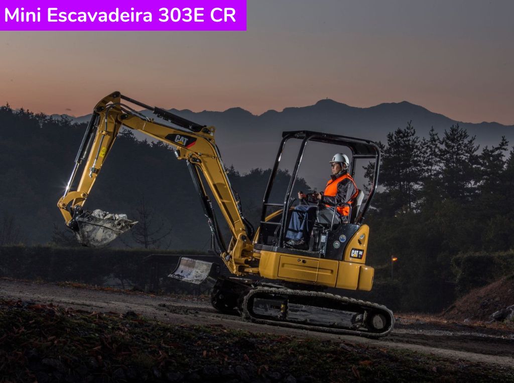 Catálogo Mini Escavadeira 303E CR Caterpillar