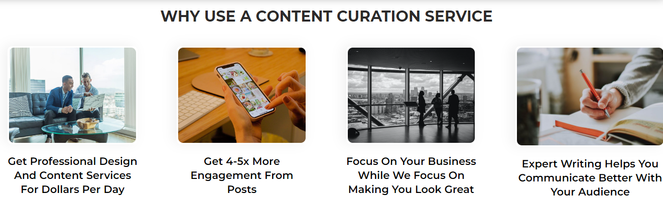 Key Features of the AiGrow Content Creation Service