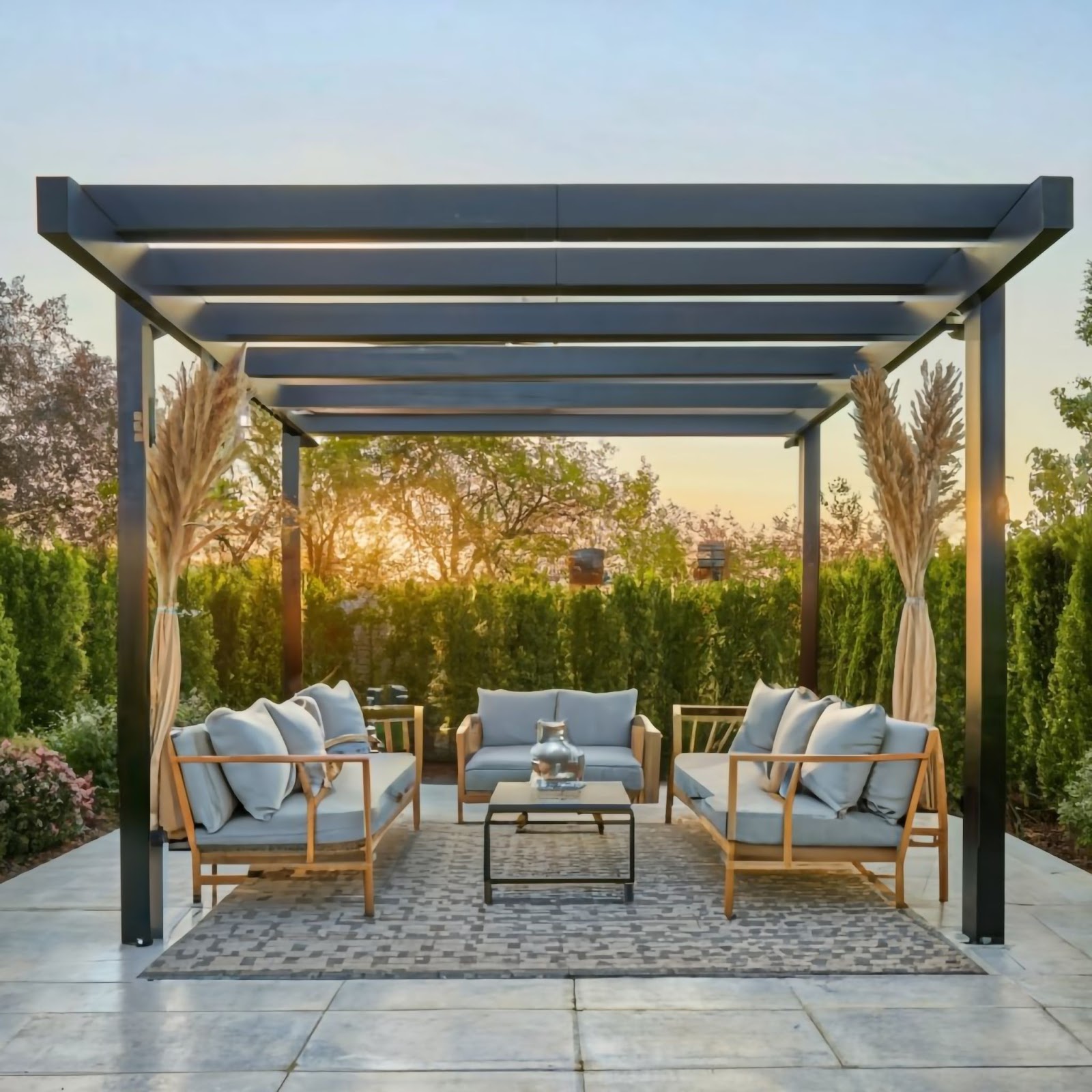 aluminum pergola