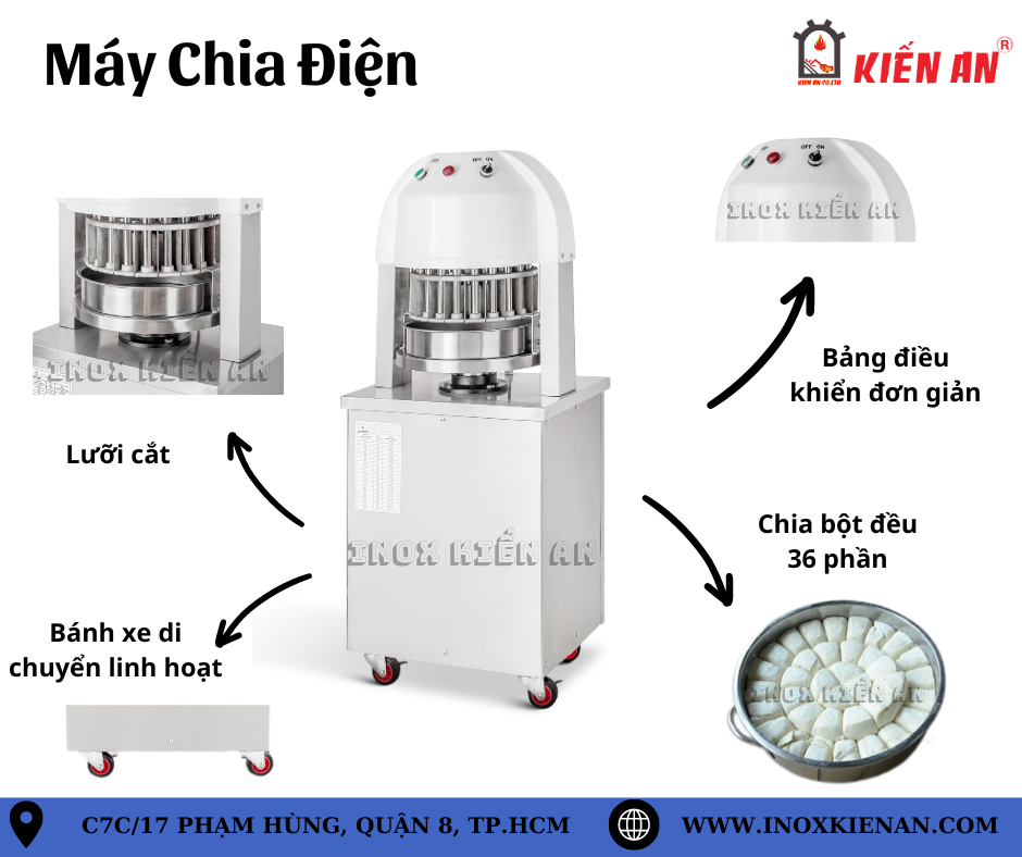 Máy Chia Bột Điện - Máy Chia Bột Tự Động