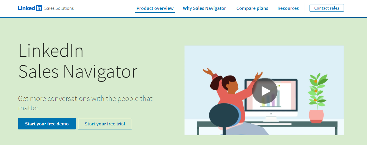 LinkedIn Sales Navigator: Get more conversations with the people that matter