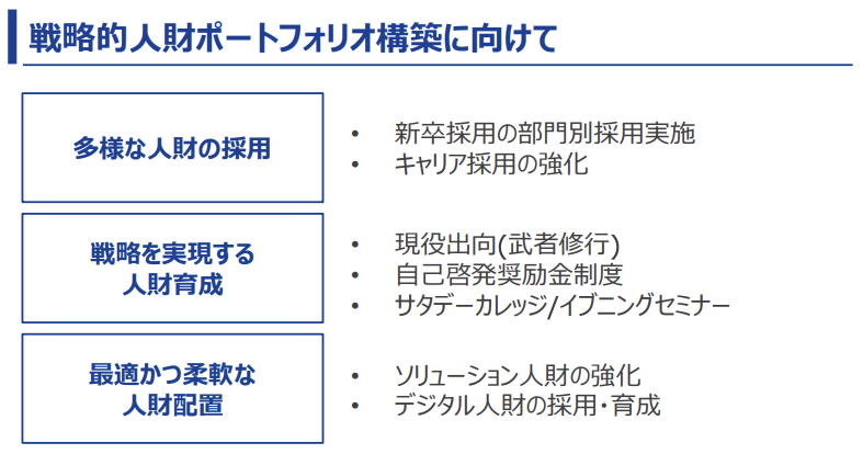 柱①戦略的人材ポートフォリオの構築