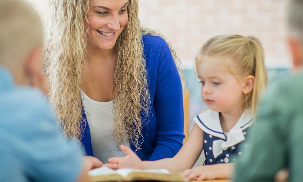 Bible stories with teachers