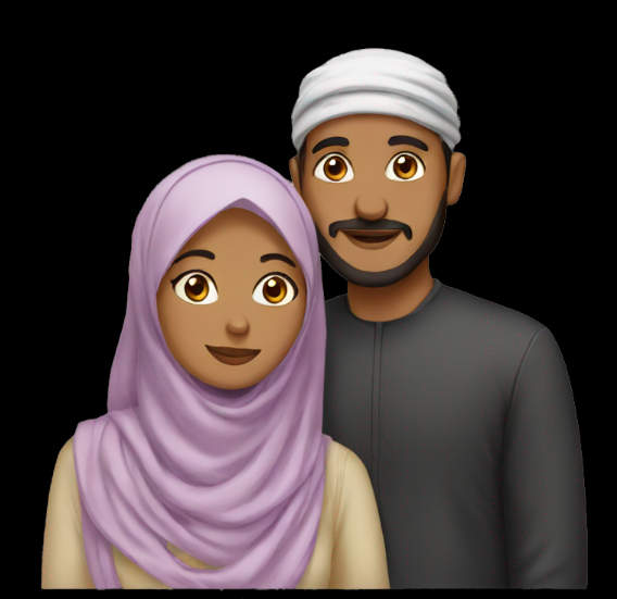 Stylish Islamic Couple DP
