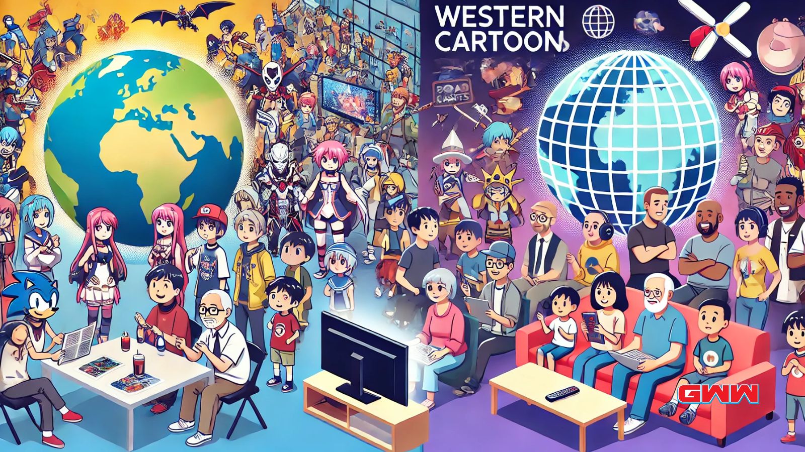 Anime vs. Western Cartoons: Global reach and fanbase at conventions and at home