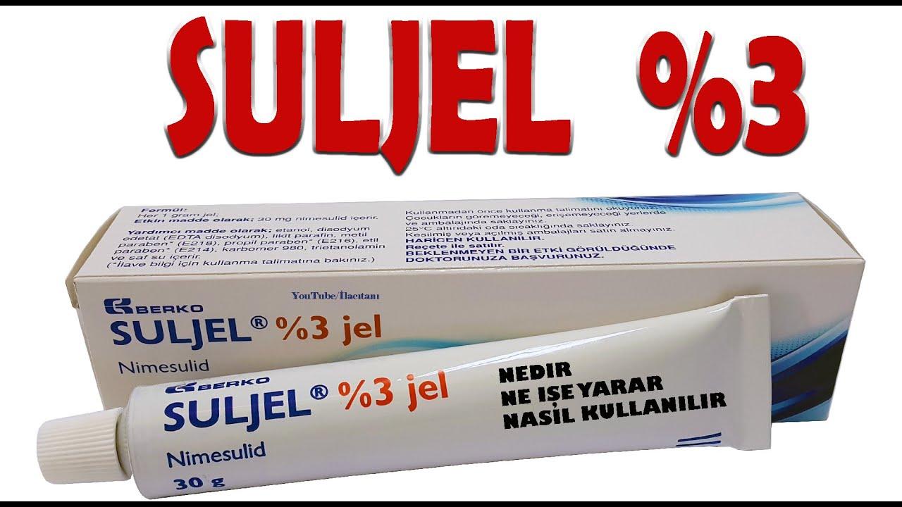 SULJEL (Nimesulid) Nedir, Niçin Kullanılır, Nasıl Kullanılır, Yan Etkileri  Nelerdir? - YouTube