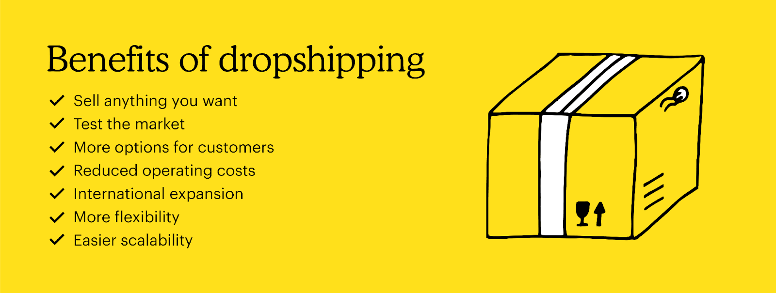 Benefits of dropshipping