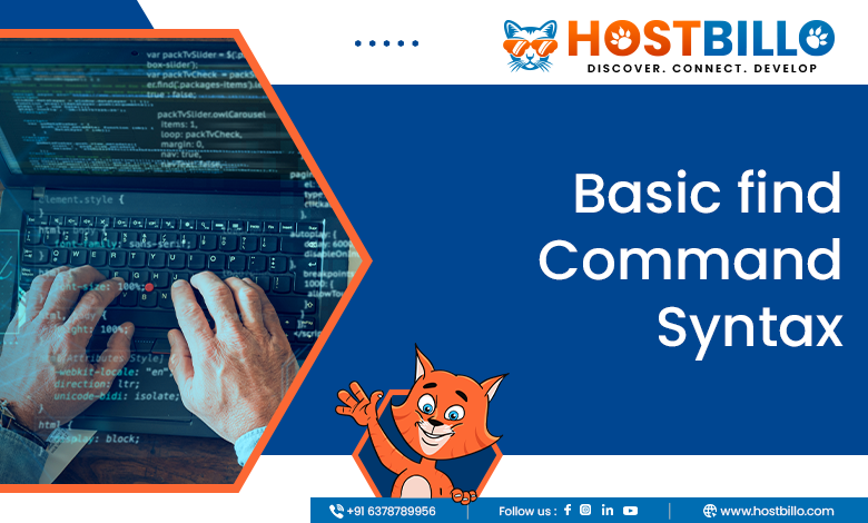 Basic Find Command Syntax