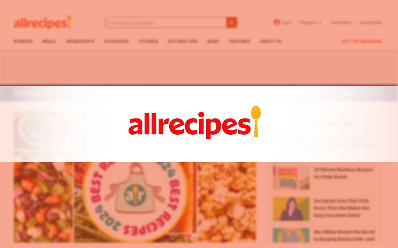 AllRecipes - recipe websites