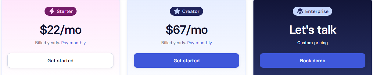 Synthesia pricing plans