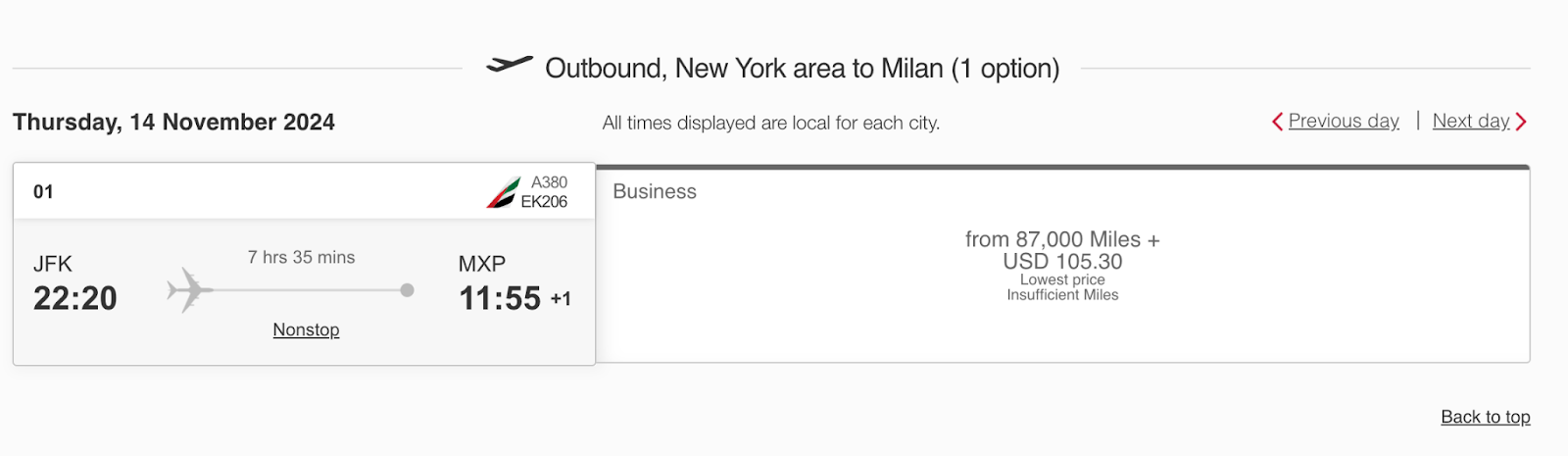 How to Book Emirates Flights with Points point.me