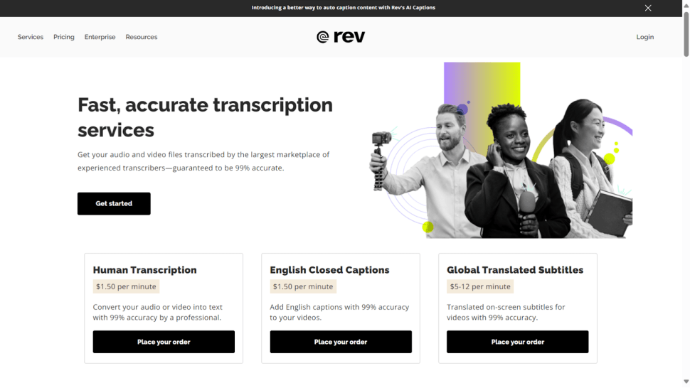 Rev Homepage