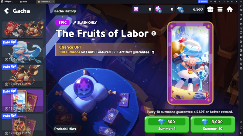 The Fruit of Labor / Sunset Pursuit (Rate Up)