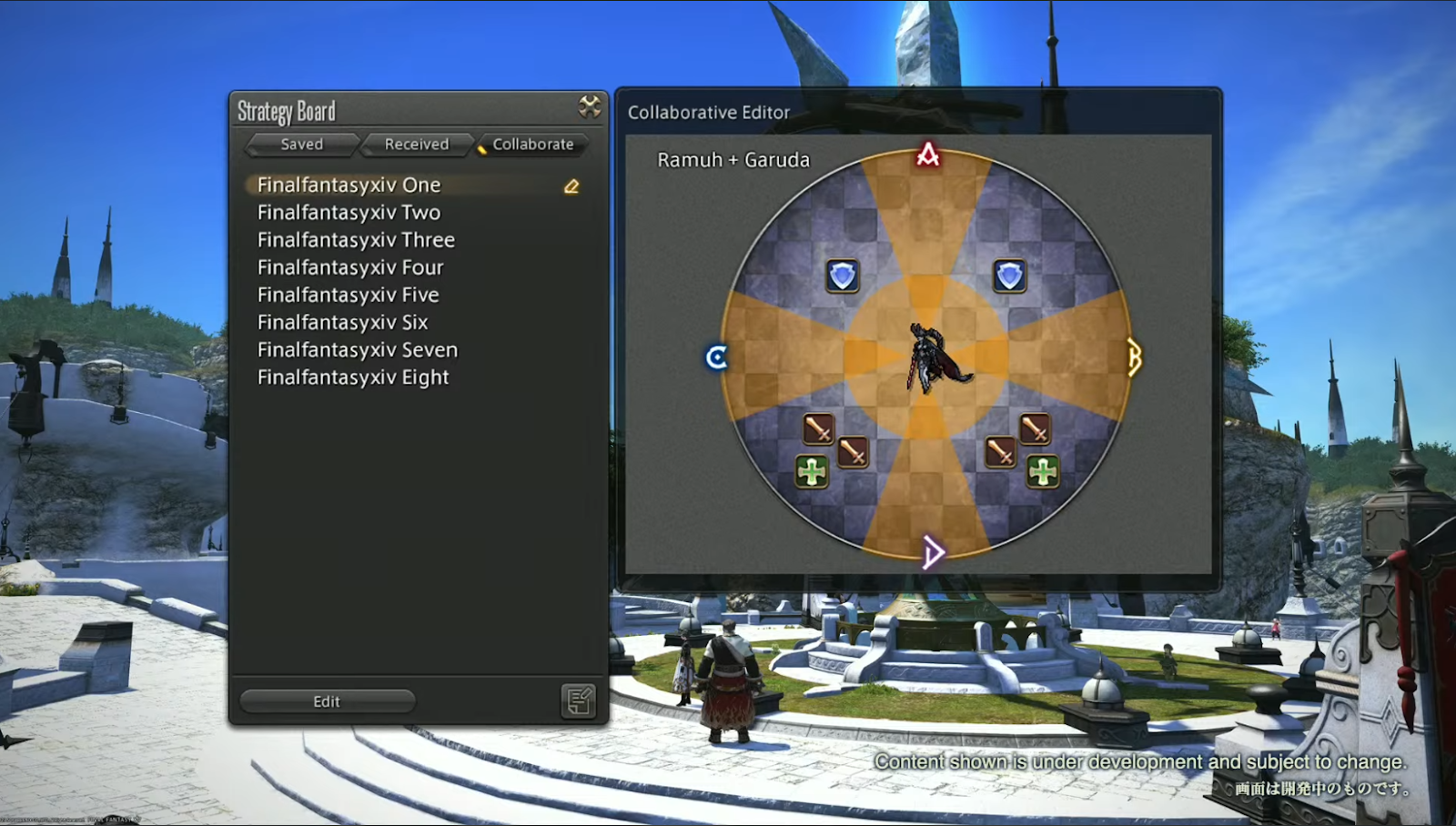 a screenshot of the Strategy Board feature.