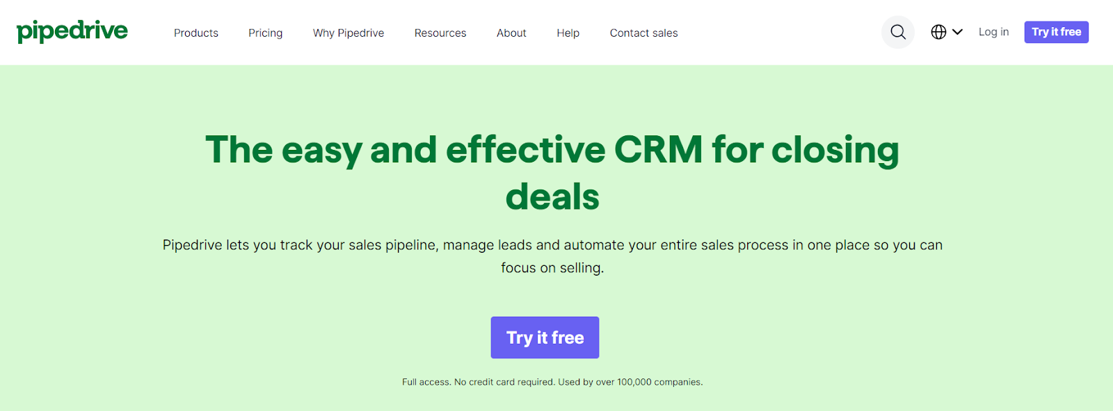 pipedrive crm