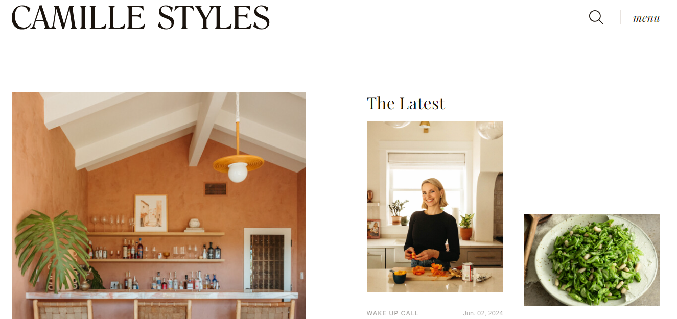Camille Styles - one of the best lifestyle blogs