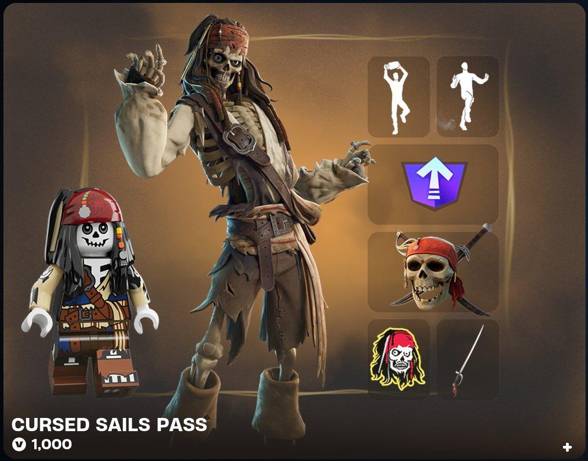 Cursed Sails Event Pass - Embark on a V-Buck Earnin' Adventure