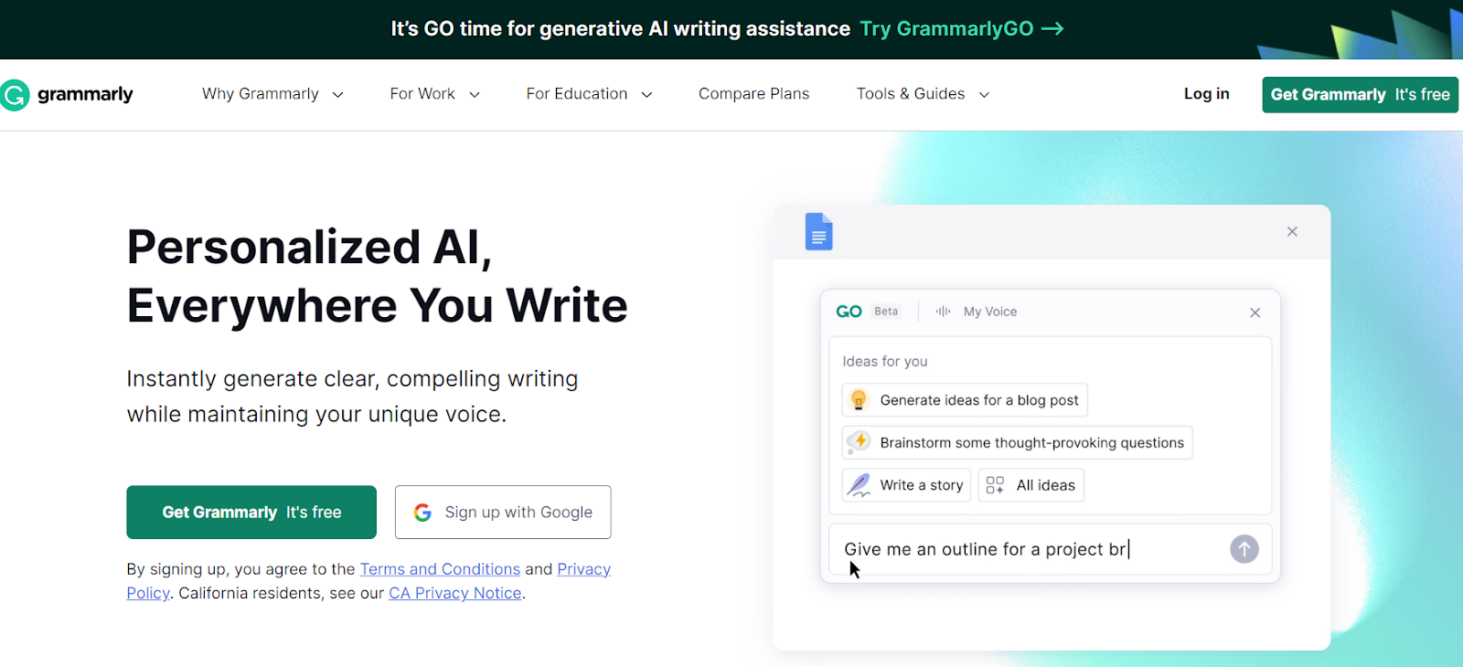 Grammarly, the brilliant sidekick of writing content