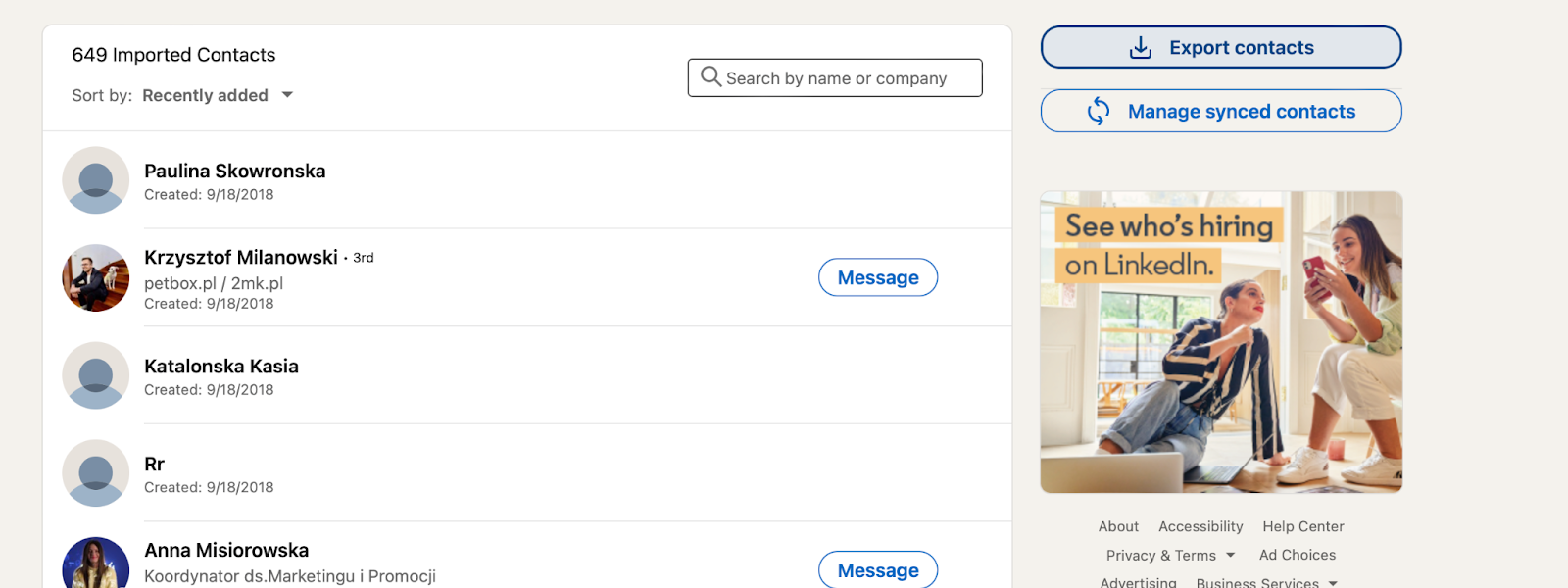 How to find someones'email on LinkedIn.