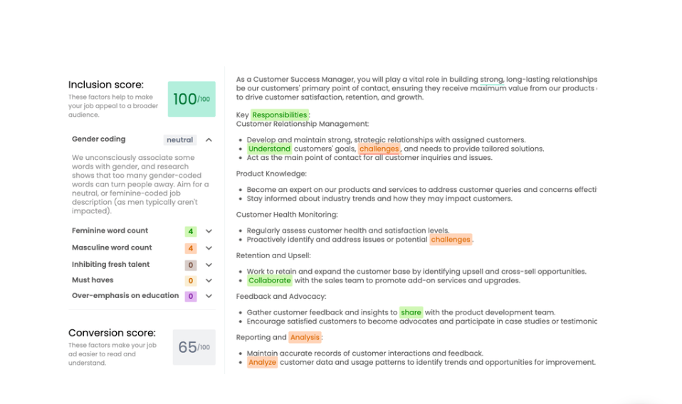 Applied's diversity and inclusion software features