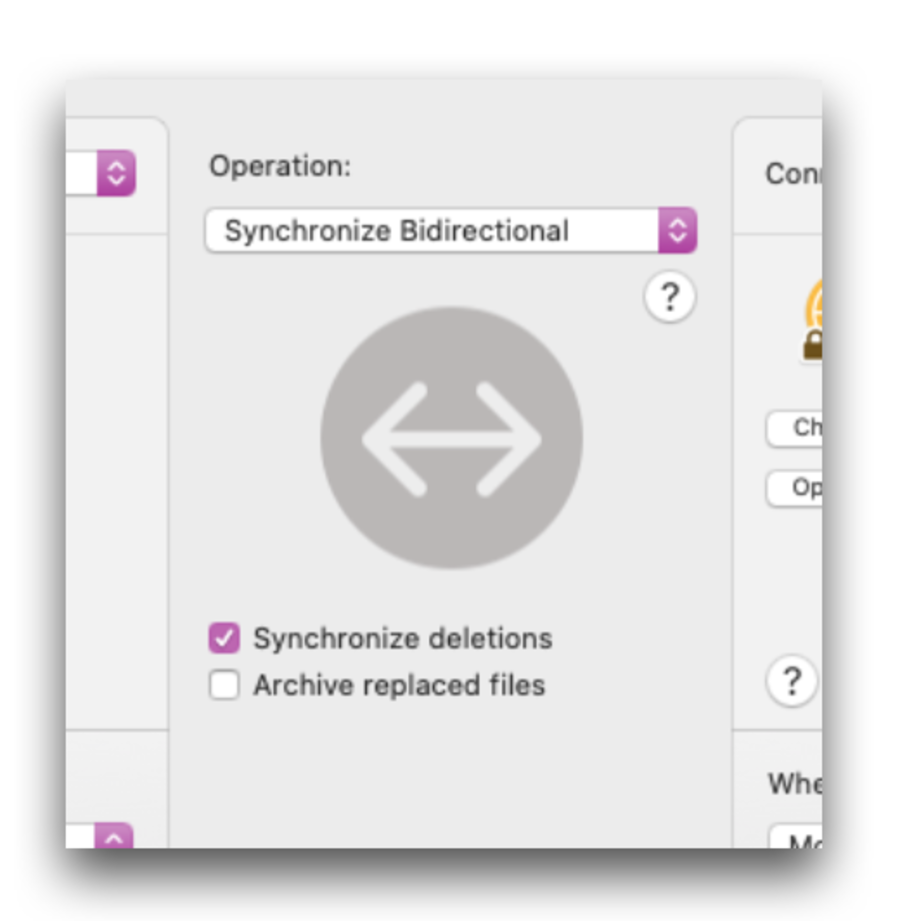 sftp to go triggered sync