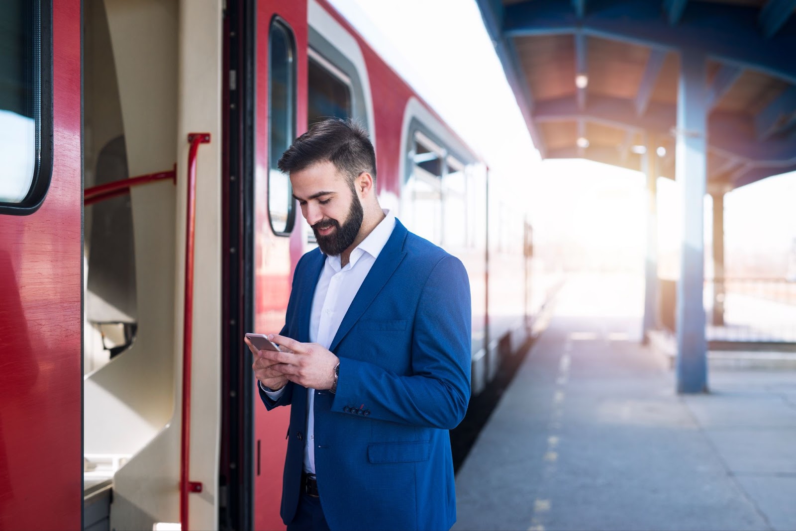 Taking the train increases comfort and productivity for business travellers.