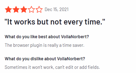 Voila Norbert Review