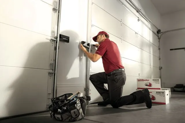 how to adjust garage door