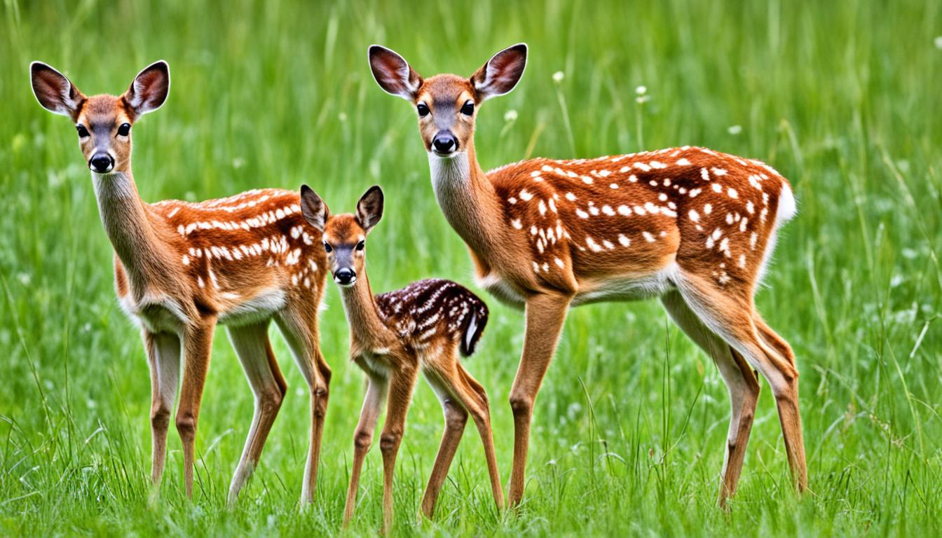 deer fawn litter size