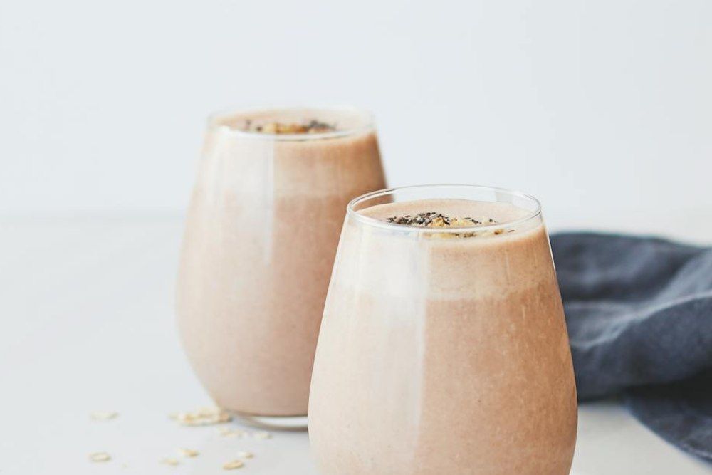 minuman sehat kekinian mocha smoothie