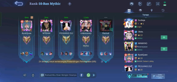 MMR Mobile Legends