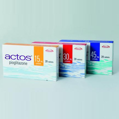 Biệt dược Actos có thành phần Pioglitazone trên thị trường