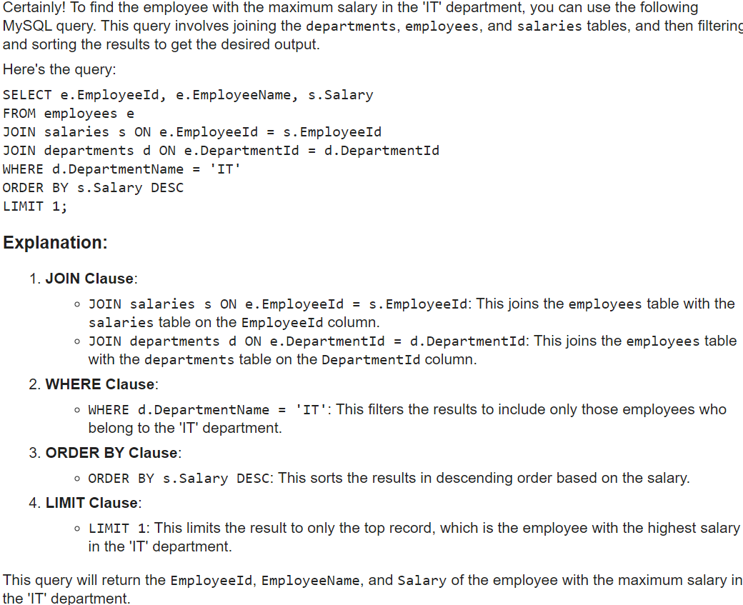 Coding Tasks - SQL