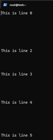 Example Usage of `less` command in Linux