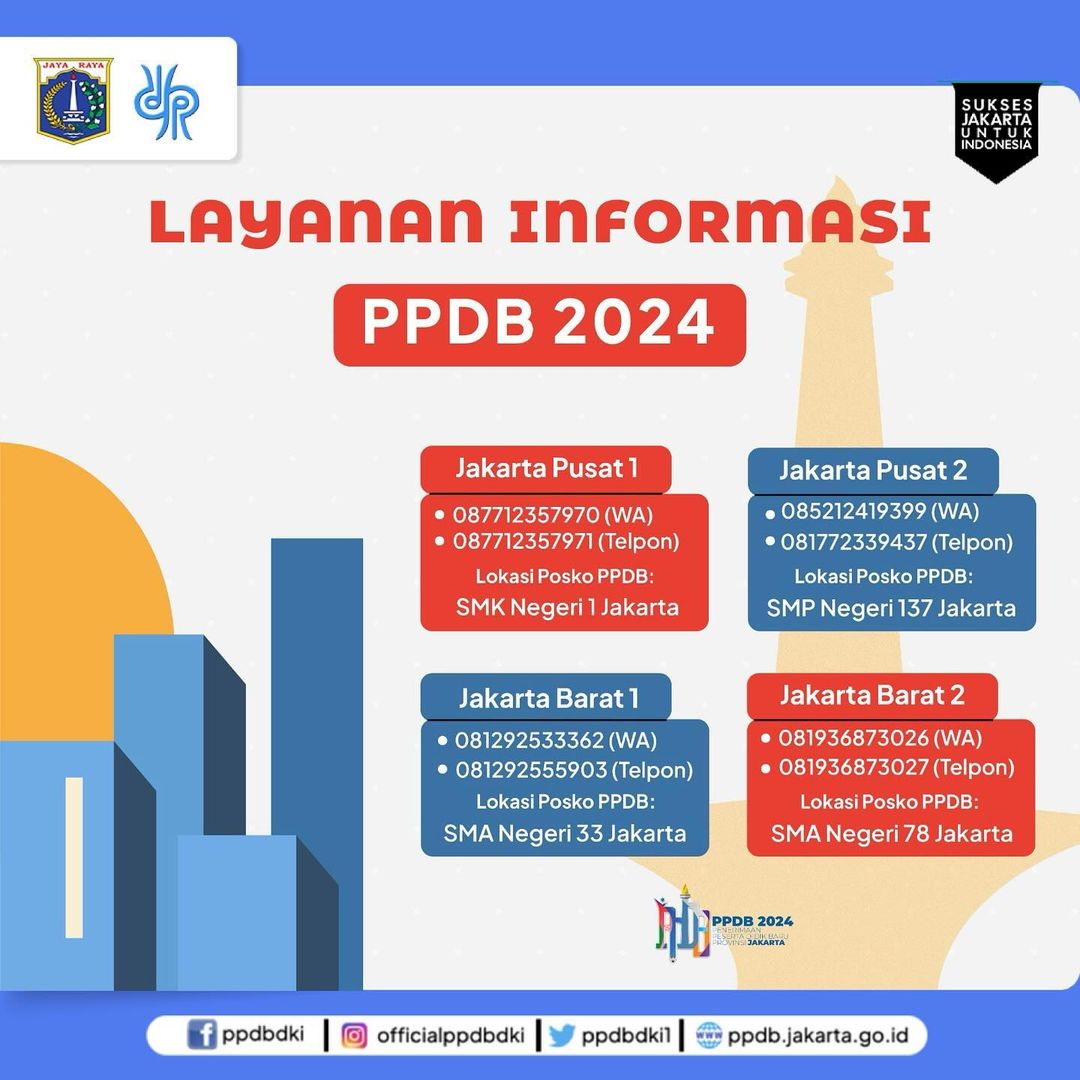 Information Services for PPDB 2024. Source:&nbsp;@officialppdbdki 