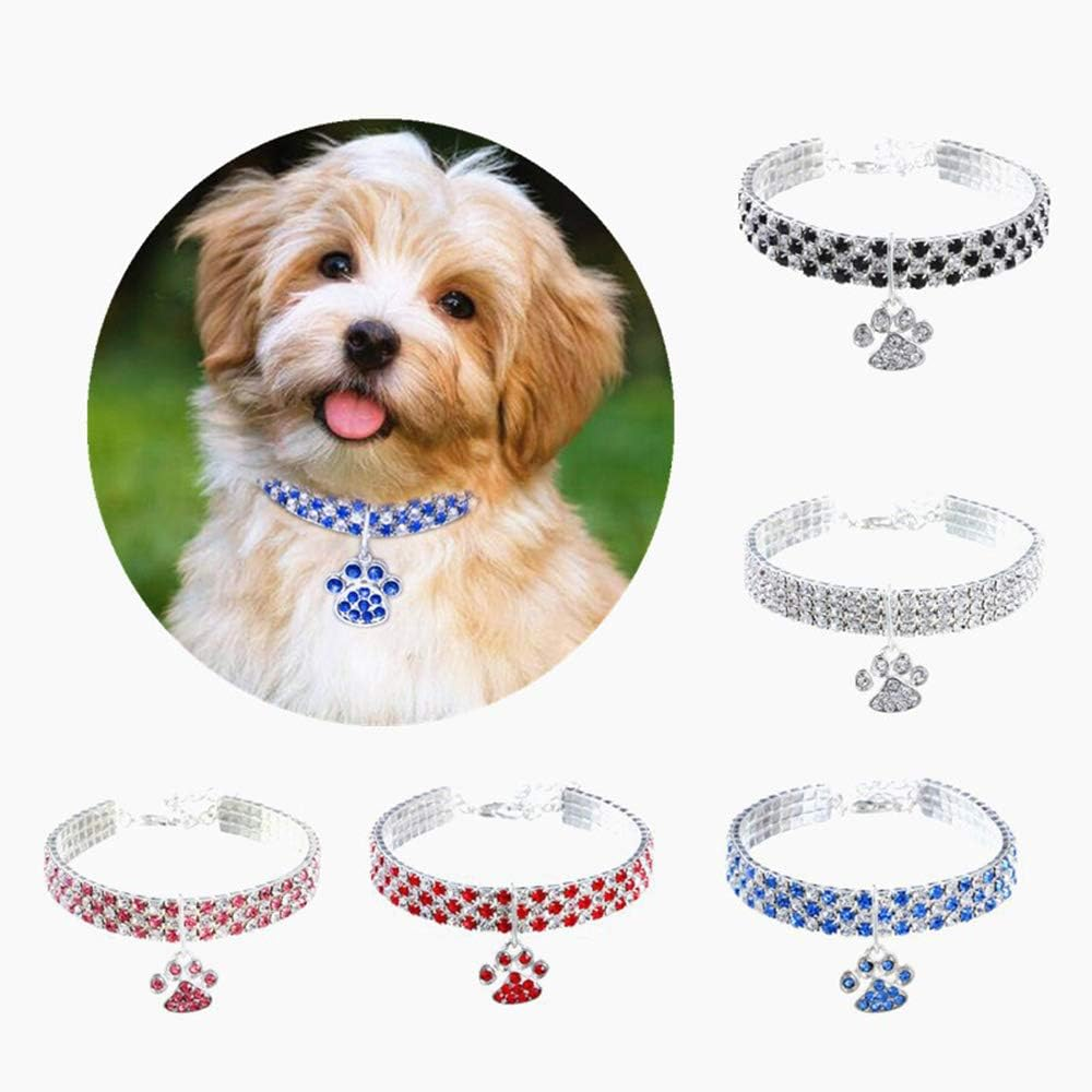 RayMinsino Pet Collar with Diamonds