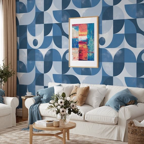 RetroRevival - Living Room Wallpaper Ideas