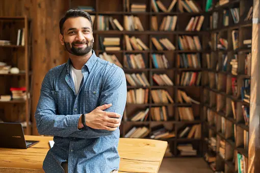 Working in a library