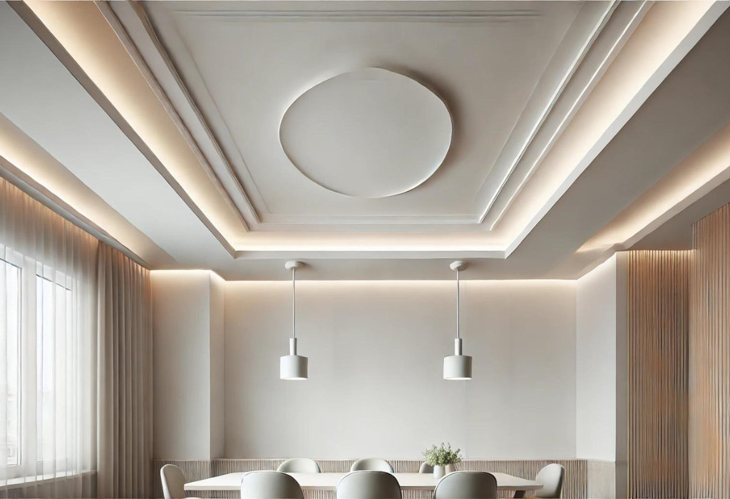 Minimal Dining Room Ceiling Design