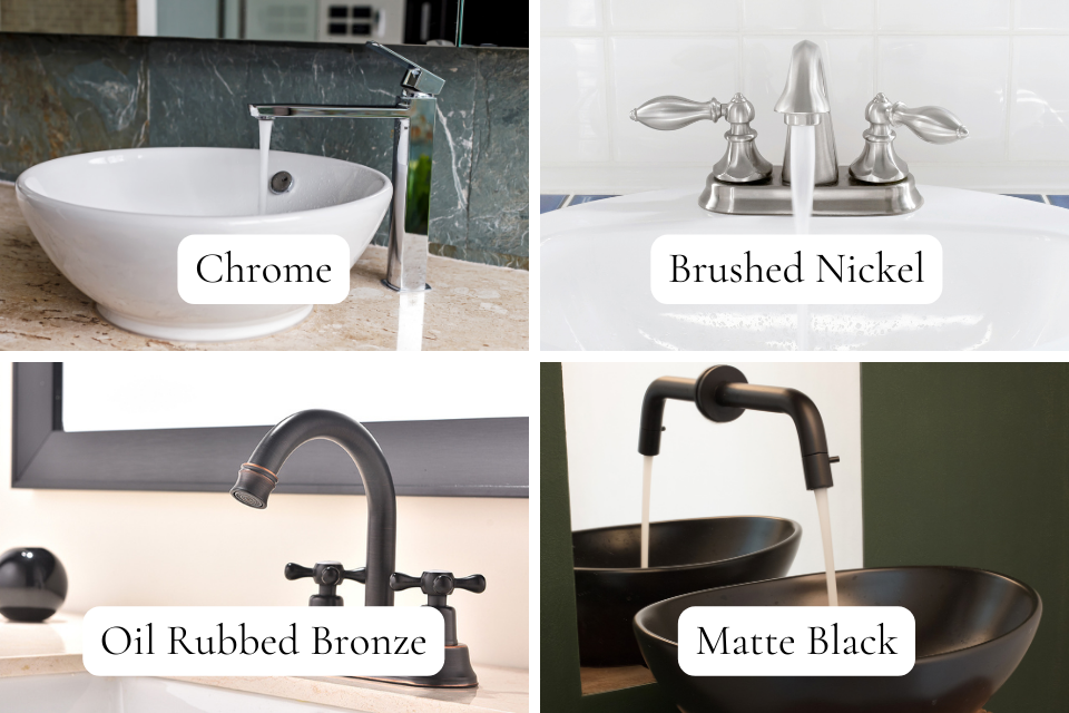 comparing faucet ideas for your bathroom remodel finish options custom built michigan