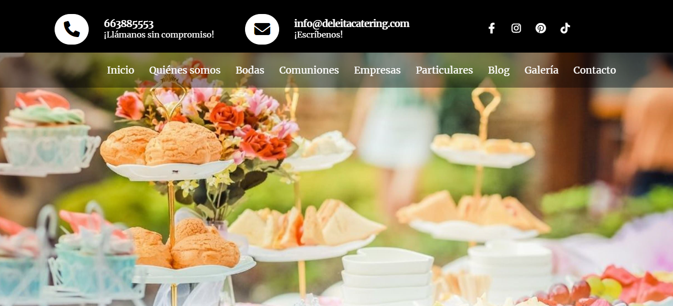 Servicios de catering para eventos en España con opciones gourmet.
