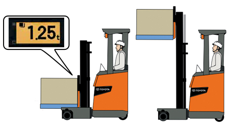 Load weight indicator