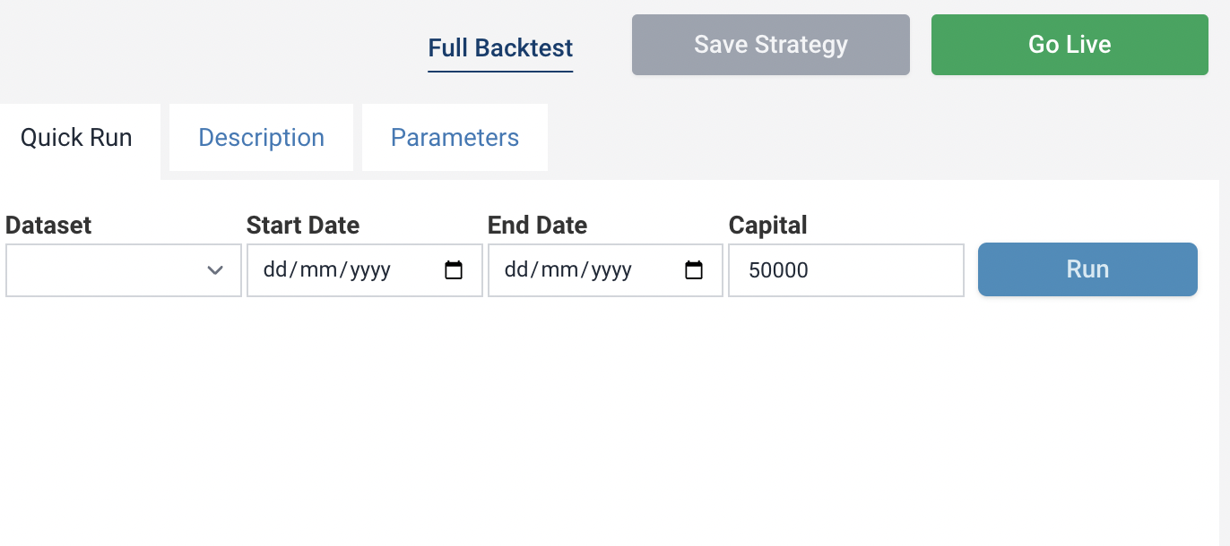 Blueshift - Quick Backtest