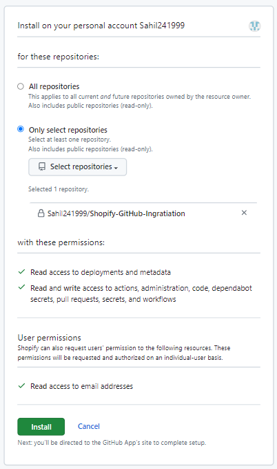 shopify access permission setting