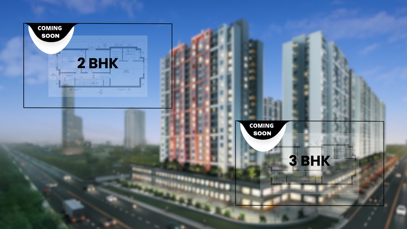 Apartment variants offered at Life Republic Hinjewadi Pune