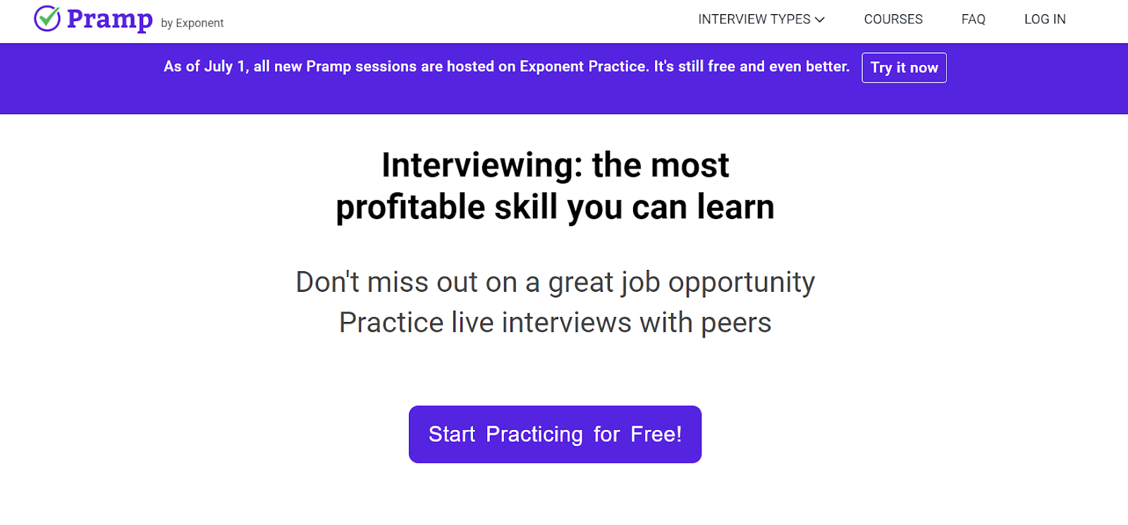 Mock Up Interview Pramp