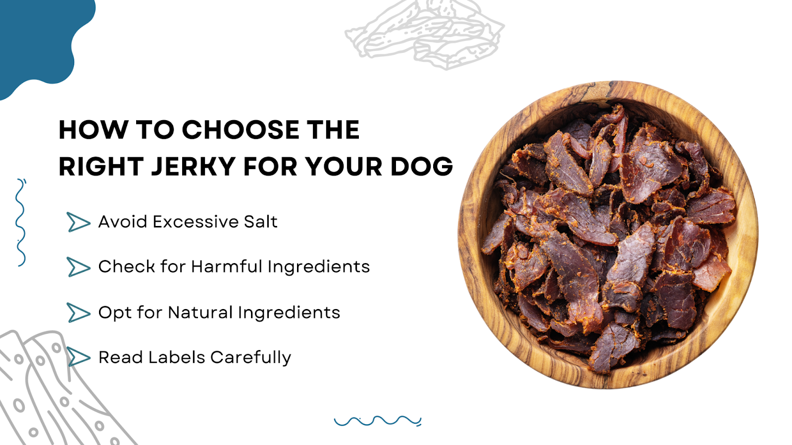 How to choose jerky for dogs